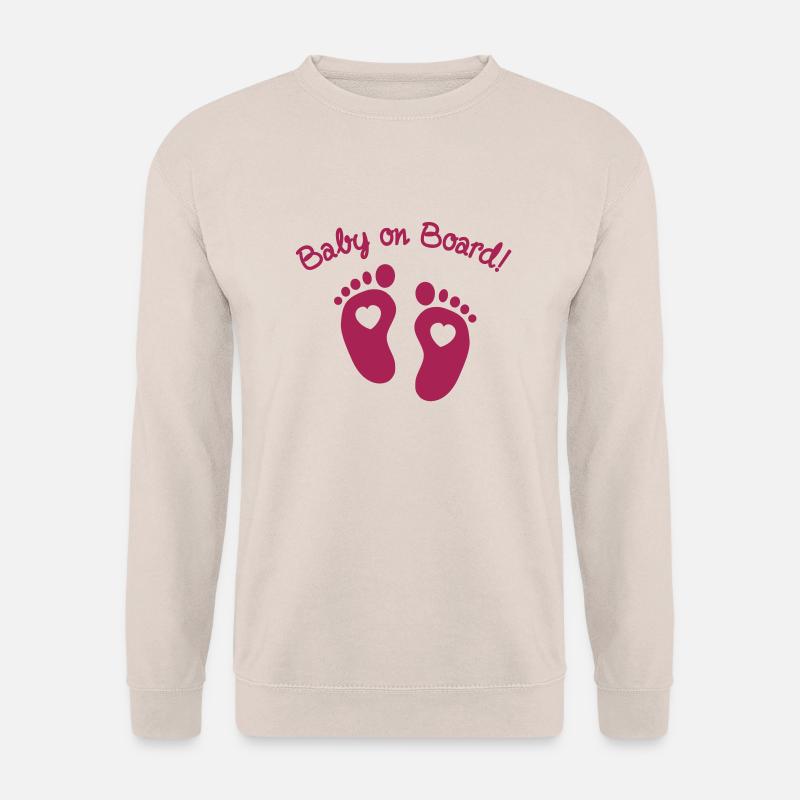 baby on board - Unisex Pullover - Sand