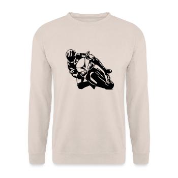 cb48_1199_corse - Unisex Sweatshirt - sand - Front - Alina (178cm) & Michal (187cm)