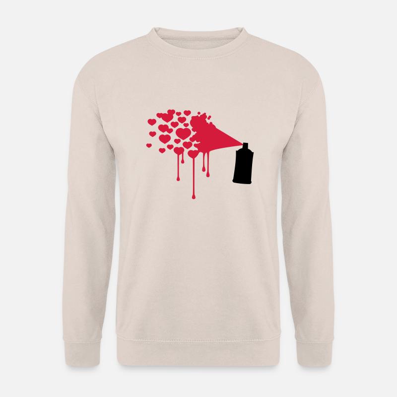 Heart Graffiti - Unisex Sweatshirt - sand
