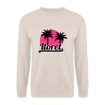 Lloret de Mar - Sweat-shirt Unisexe - sable - Devant - Alina (178cm) & Michal (187cm)