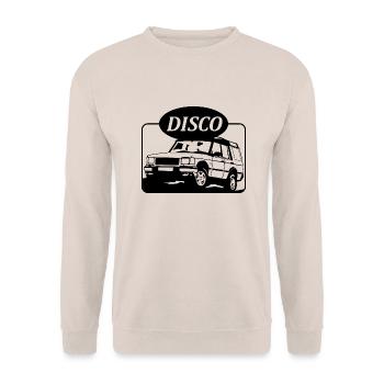 Landie Disco - Autonaut.com - Unisex Sweatshirt - sand - Front - Alina (178cm) & Michal (187cm)