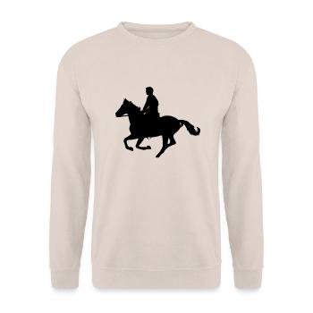 cavalier - Sweat-shirt Unisexe - sable - Devant - Alina (178cm) & Michal (187cm)
