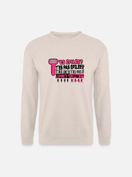 CLAUDY QUOTE - Unisex Sweatshirt - sand