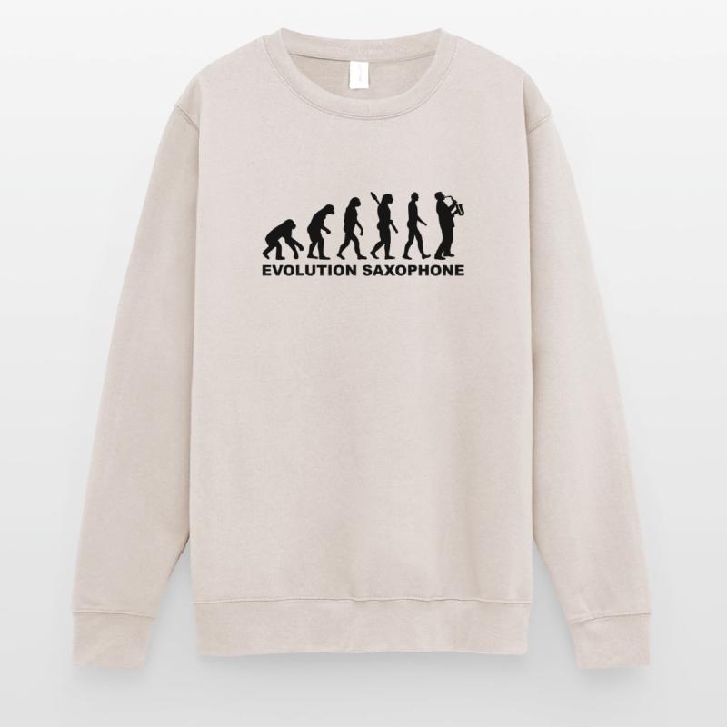 Evolution Saxophone Unisex Sweatshirt