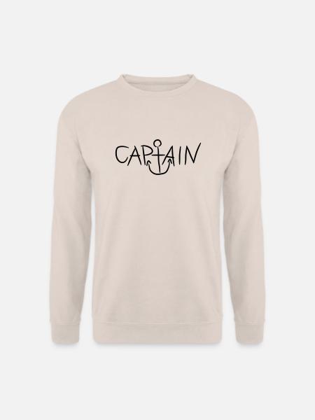 Captain Comic Anker Logo - Unisex Pullover - Sand