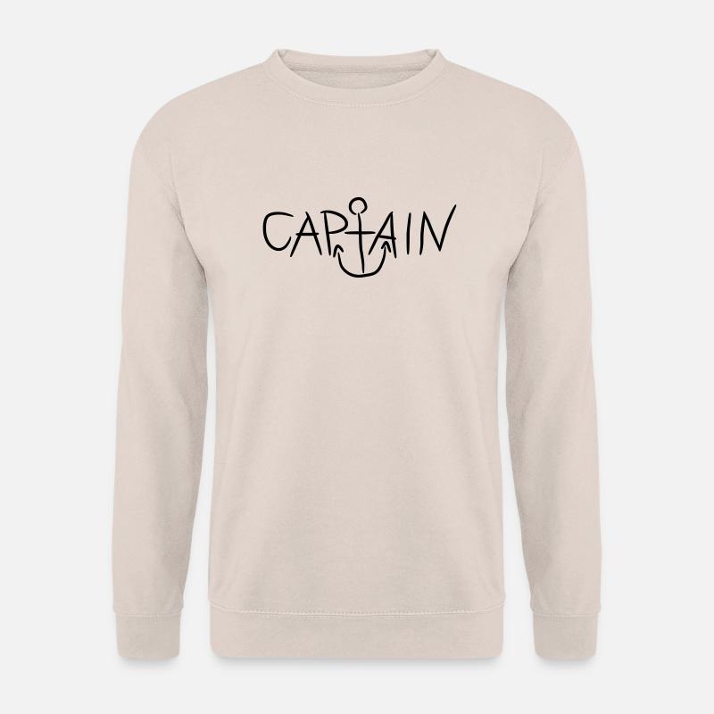 Captain Comic Anker Logo - Unisex Sweatshirt - sand