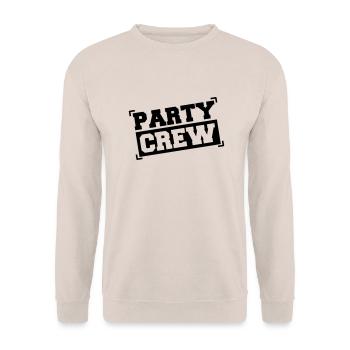party_crew01 - Sweat-shirt Unisexe - sable - Devant - Alina (178cm) & Michal (187cm)