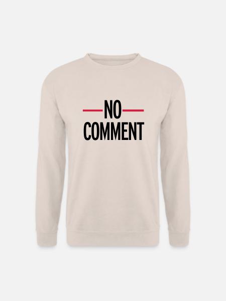 No Comment - Felpa unisex - sabbia