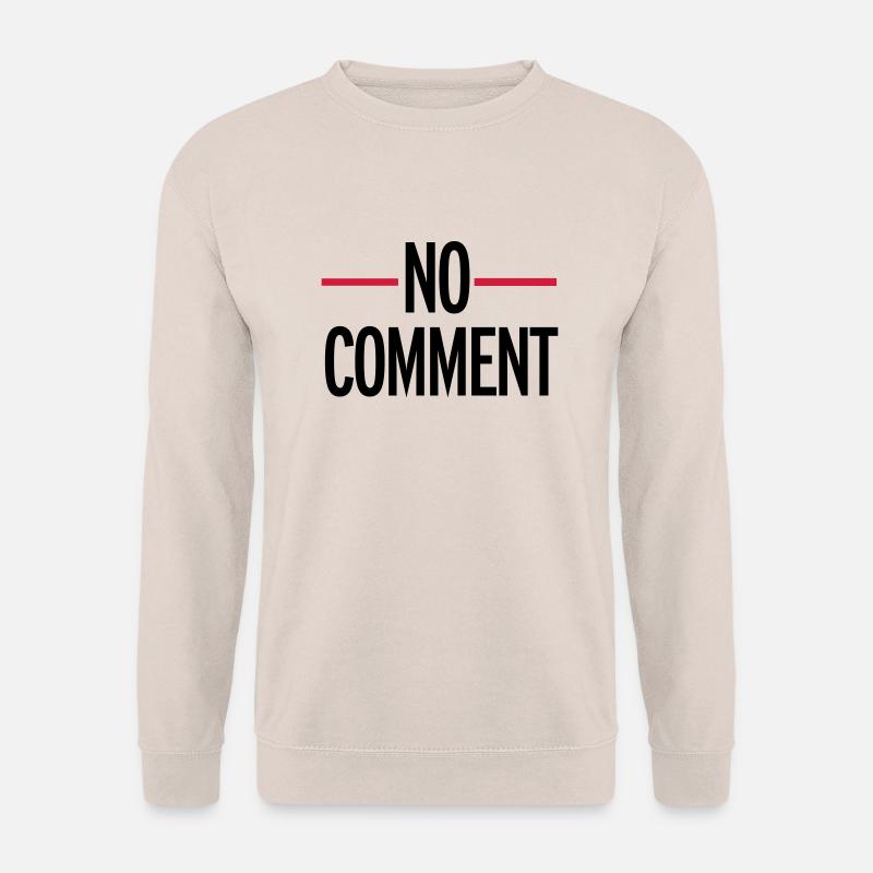 No Comment - Unisex Sweatshirt - sand