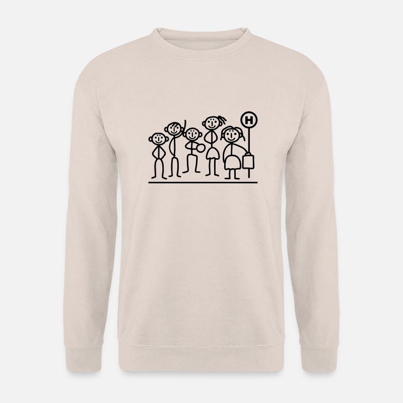 People bus stop - Unisex Sweatshirt - sand