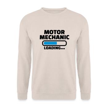 Motor mechanic - Unisex Sweatshirt - sand - Front - Alina (178cm) & Michal (187cm)