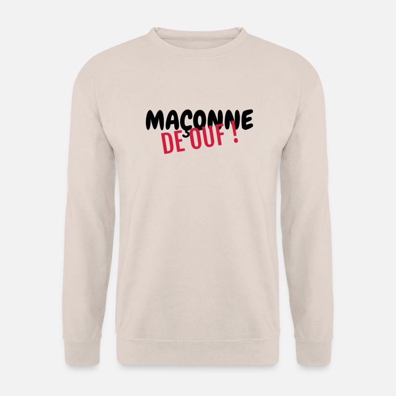 Maçon / Maçonnerie / Construction / Chantier - Sweat-shirt Unisexe - sable