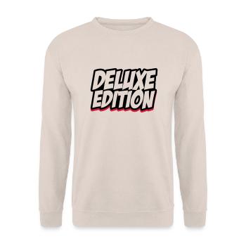 deluxe_edition_002 - Unisex Pullover - Sand - Vorne - Alina (178cm) & Michal (187cm)