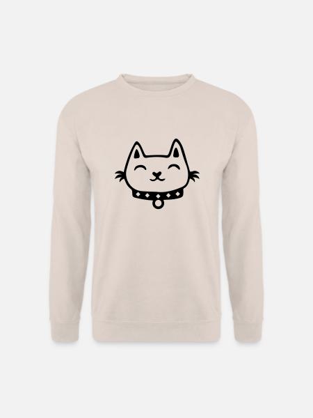 cat comic - Unisex Pullover - Sand