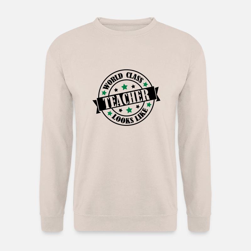 world_class_teacher_2 - Unisex Pullover - Sand