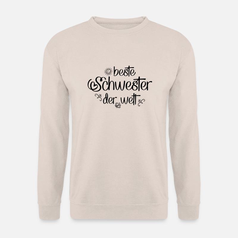 Lustige Schwester - Unisex Pullover - Sand