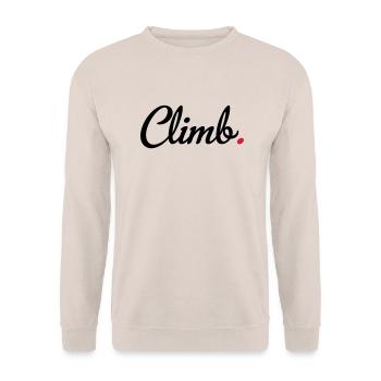 grimper - Sweat-shirt Unisexe - sable - Devant - Alina (178cm) & Michal (187cm)