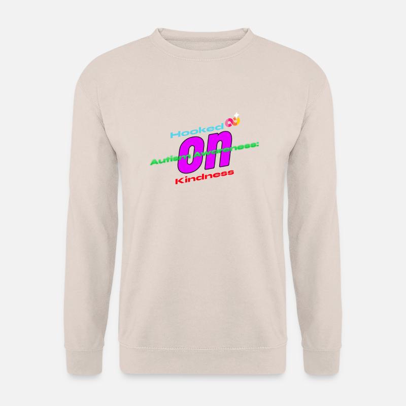 Autismus-Bewusstsein, das von Freundlichkeit abhängig ist - Unisex Pullover - Sand