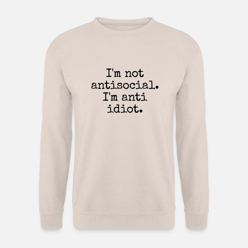 Introvertiert und wählerisch - Unisex Pullover - Sand