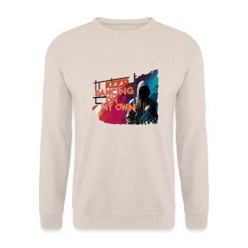 ich tanze weiter alleine - Unisex Pullover - Sand - Vorne - Alina (178cm) & Michal (187cm)