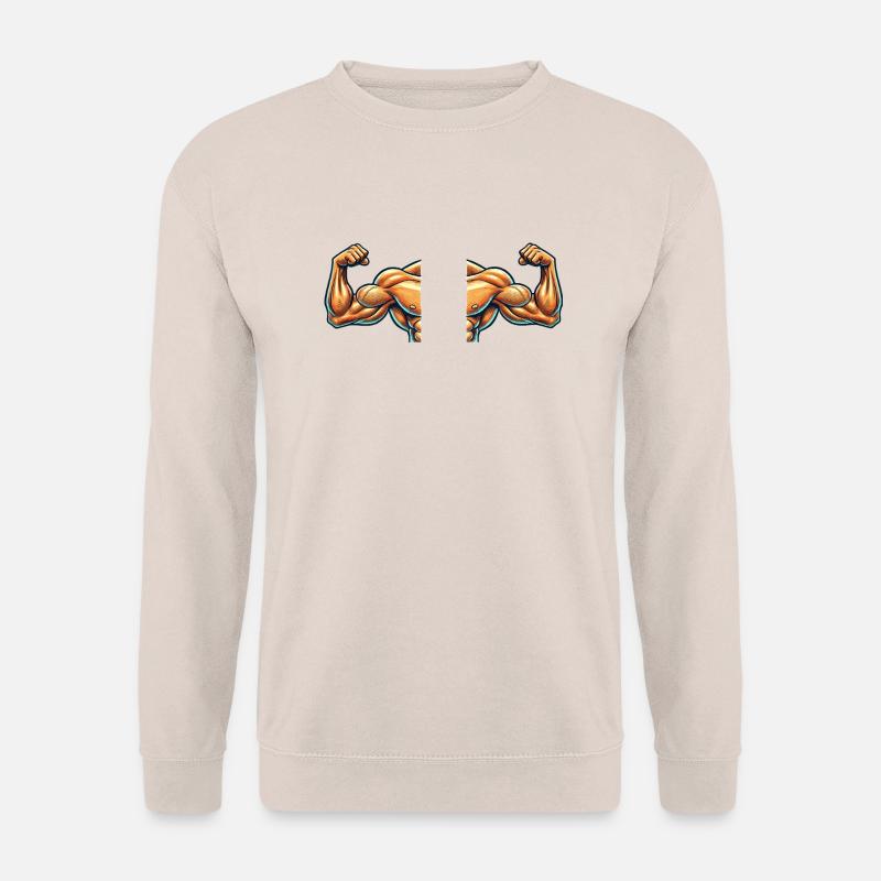 biceps 2 - Unisex Sweatshirt - sand