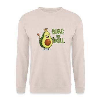 Avocado - Unisex Pullover - Sand - Vorne - Alina (178cm) & Michal (187cm)