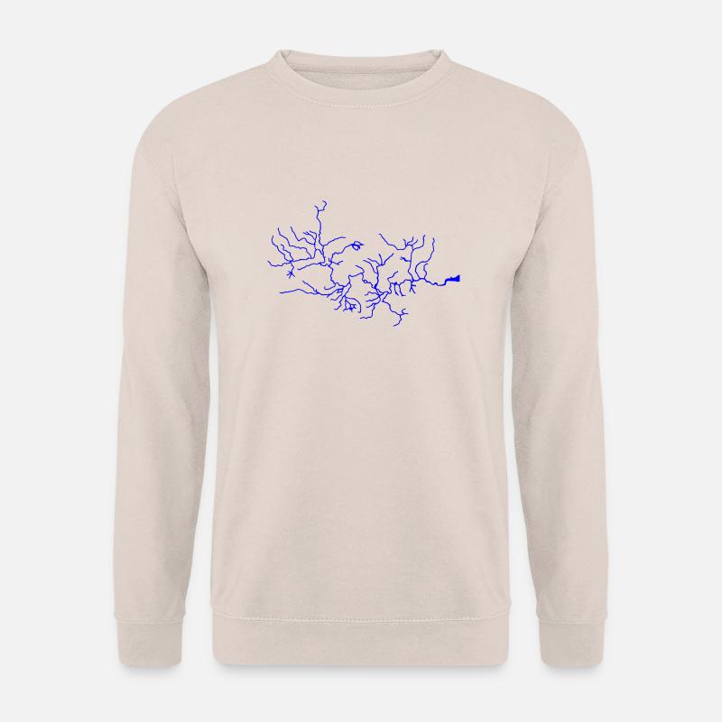 Themse - Fluss - England - Blitz - Gewitter - Unisex Pullover - Sand