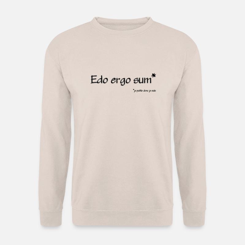 edo_ergo_sum - Unisex Pullover - Sand