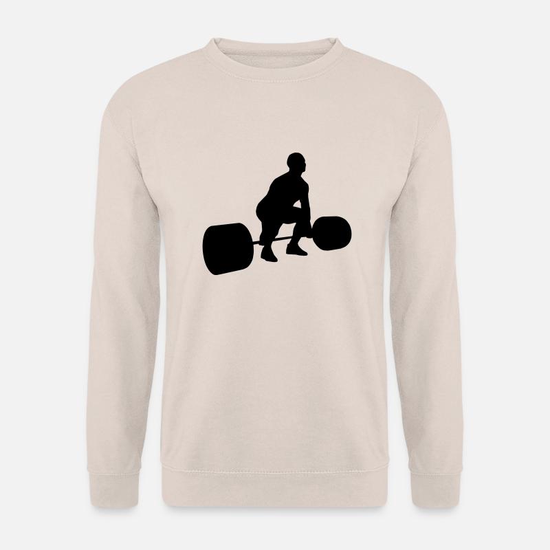 Kreuzheben start - Unisex Pullover - Sand