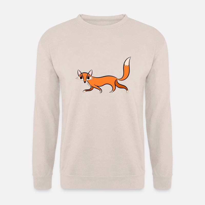 Fuchs Illustration - Unisex Pullover - Sand