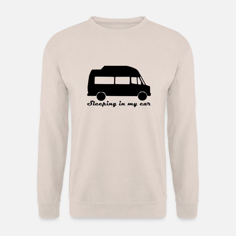 Sleeping in my car - Unisex Pullover - Sand