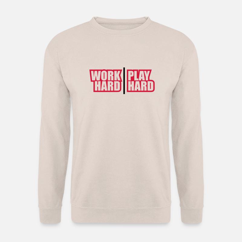 work_hard_play_hard_rp2 - Unisex Pullover - Sand
