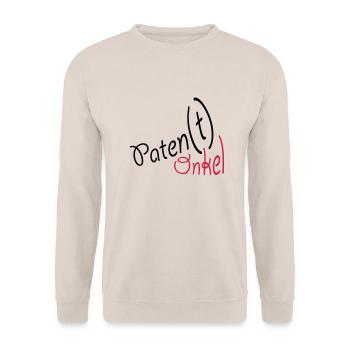 Godfather - Unisex Sweatshirt - sand - Front - Alina (178cm) & Michal (187cm)