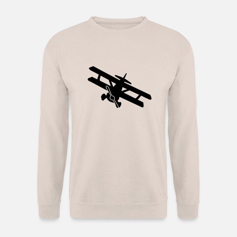 biplane_b1 - Unisex Sweatshirt - sand