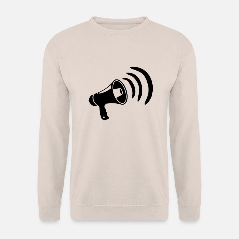 megafon_f1 - Unisex Pullover - Sand
