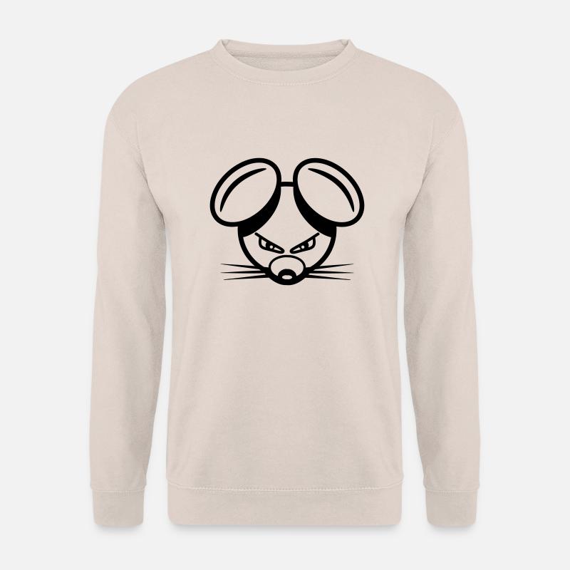 angry mouse - Unisex Sweatshirt - sand