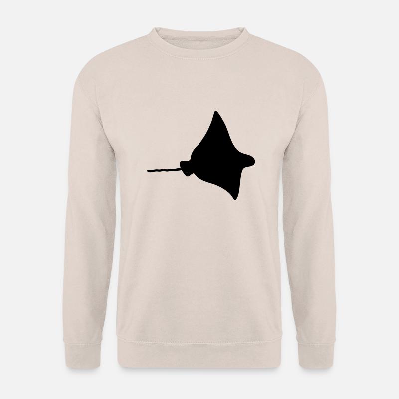 Rochen - Fisch - Unisex Pullover - Sand