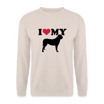 Mastiff - Unisex Pullover - Sand - Vorne - Alina (178cm) & Michal (187cm)