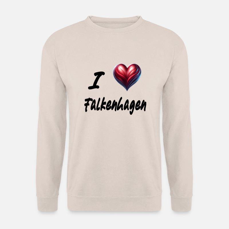 i love Falkenhagen - Unisex Pullover - Sand