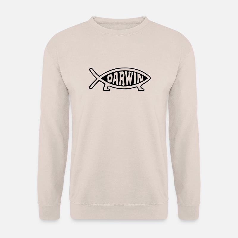 Darwin fish - Unisex Sweatshirt - sand