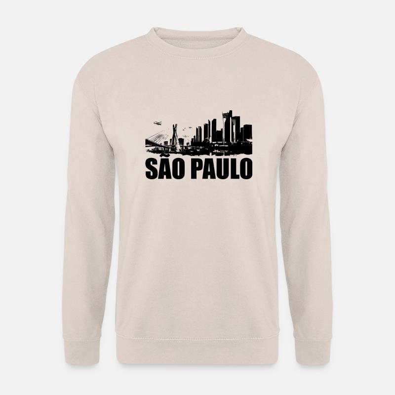 Sao-Paulo-Skyline - Unisex Pullover - Sand