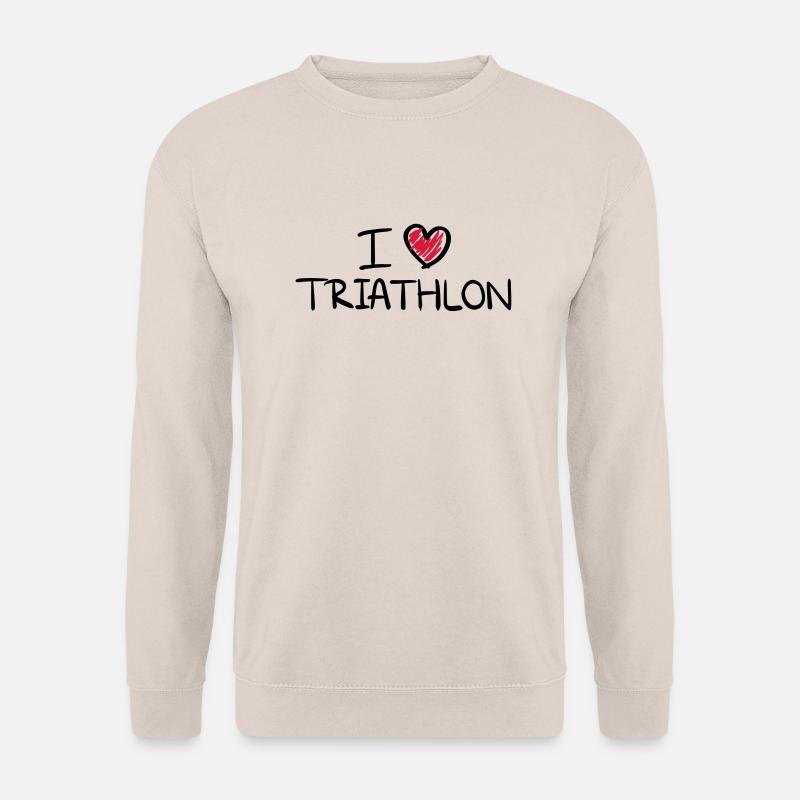 i_love_triathlon__f2 - Unisex Pullover - Sand