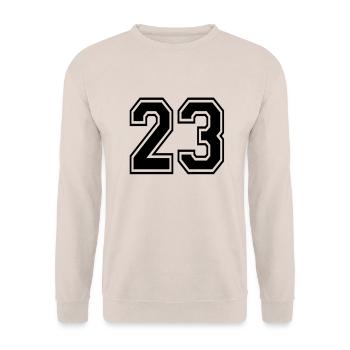 23 - Unisex Pullover - Sand - Vorne - Alina (178cm) & Michal (187cm)