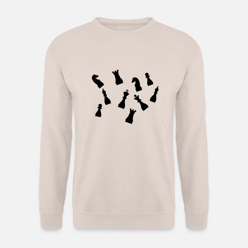 Schach Figuren - Unisex Pullover - Sand