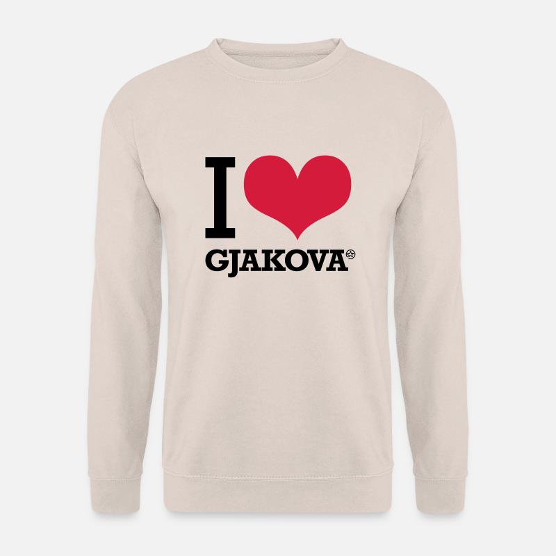 I LOVE GJAKOVA - Unisex Pullover - Sand