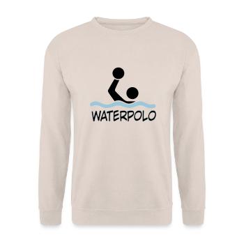 waterpolo4 - Unisex Sweatshirt - sand - Front - Alina (178cm) & Michal (187cm)