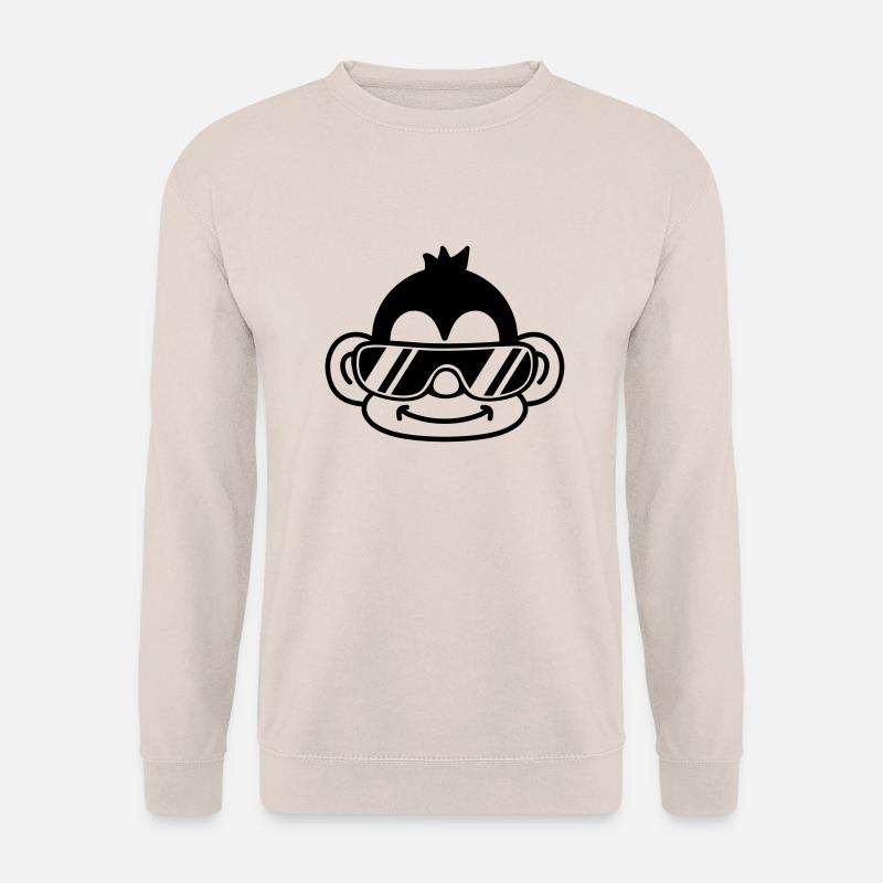 Cool Monkey Face - Unisex Sweatshirt - sand