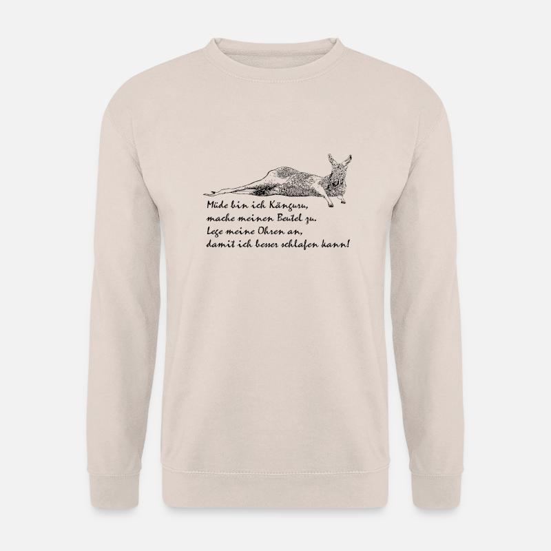 Müdes Känguru - Unisex Pullover - Sand
