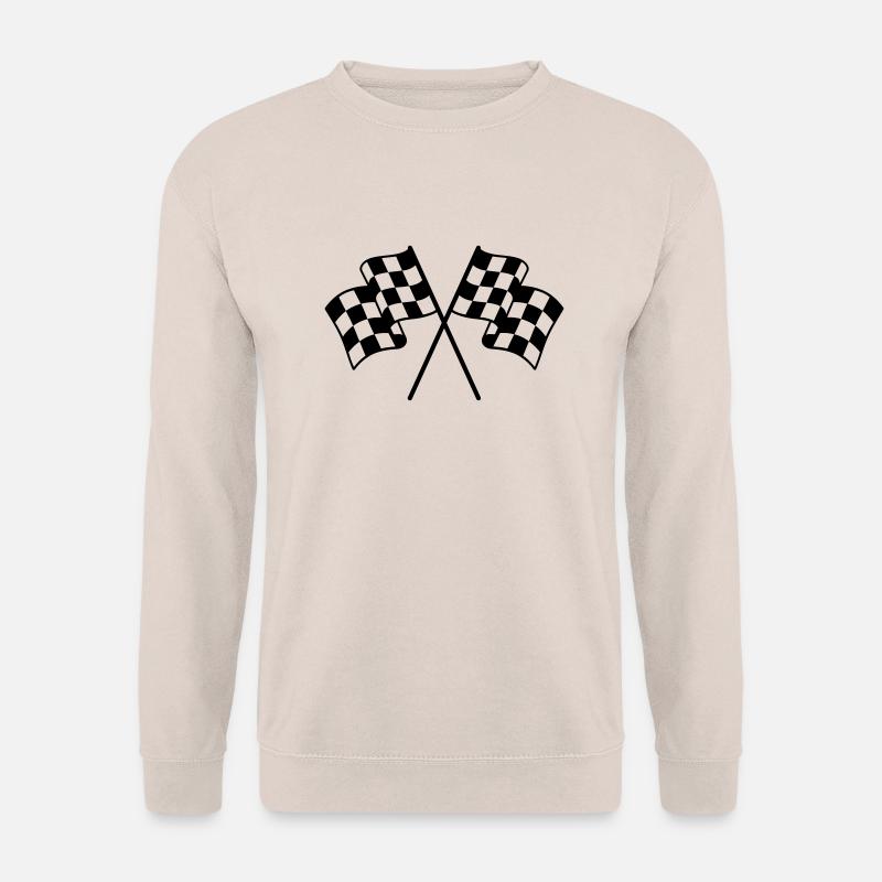 Zielflaggen 1 farbe - Unisex Pullover - Sand