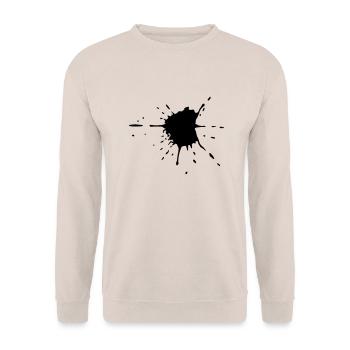 Splash of color - Art - Unisex Sweatshirt - sand - Front - Alina (178cm) & Michal (187cm)